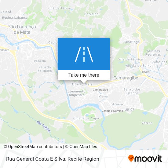 Rua General Costa E Silva map