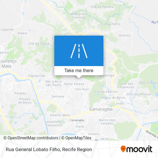 Rua General Lobato Filho map