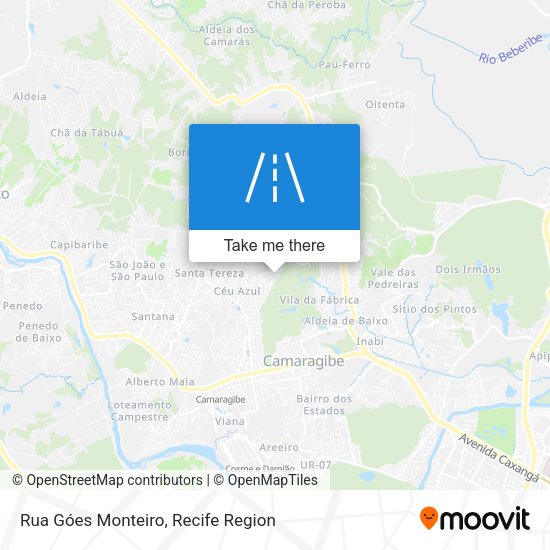 Rua Góes Monteiro map