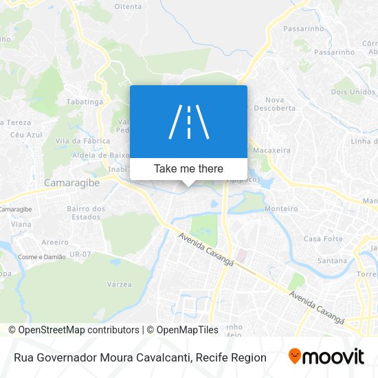 Rua Governador Moura Cavalcanti map