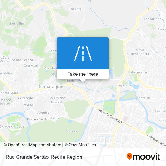 Rua Grande Sertão map