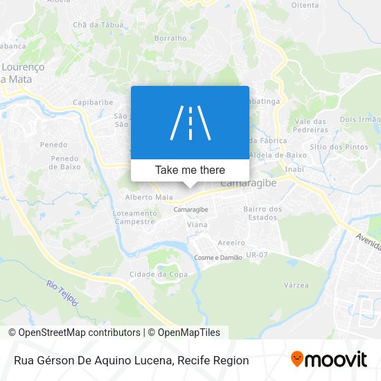 Rua Gérson De Aquino Lucena map