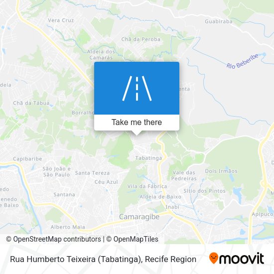 Rua Humberto Teixeira (Tabatinga) map