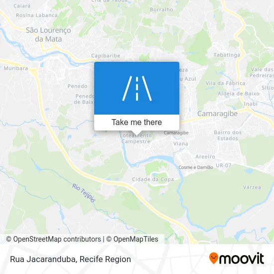 Rua Jacaranduba map