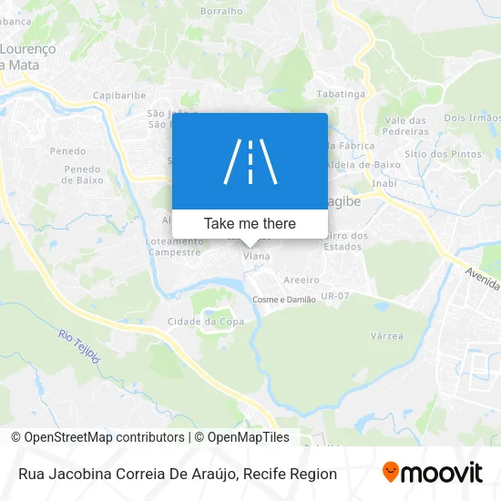 Rua Jacobina Correia De Araújo map