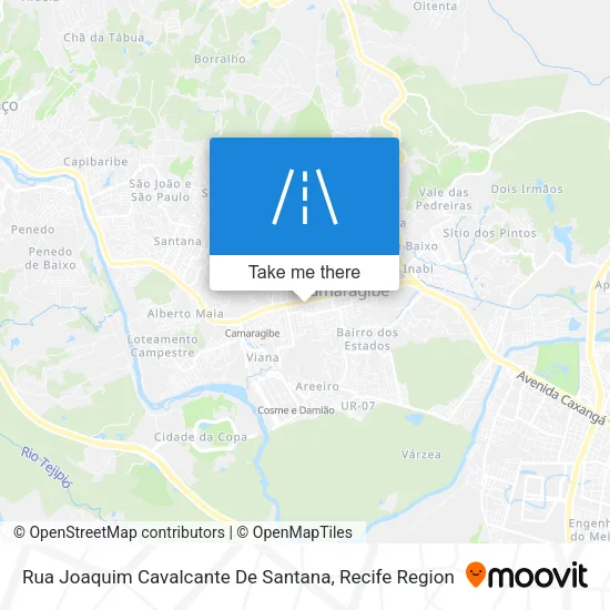 Rua Joaquim Cavalcante De Santana map