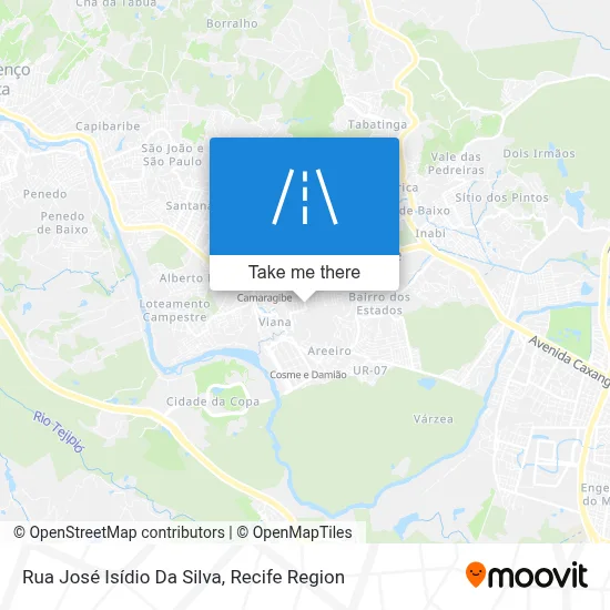 Rua José Isídio Da Silva map