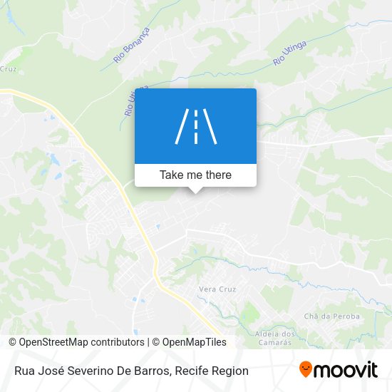 Rua José Severino De Barros map