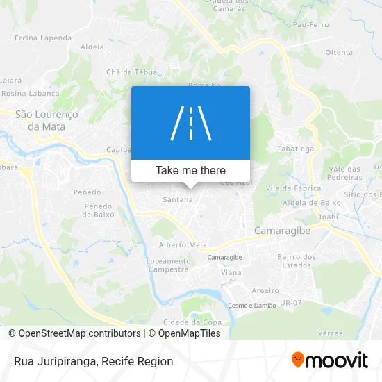 Rua Juripiranga map