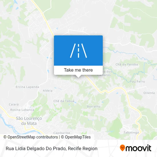 Rua Lídia Delgado Do Prado map