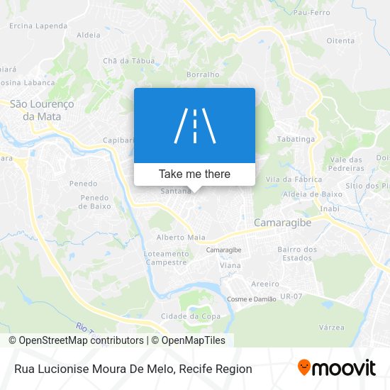 Rua Lucionise Moura De Melo map