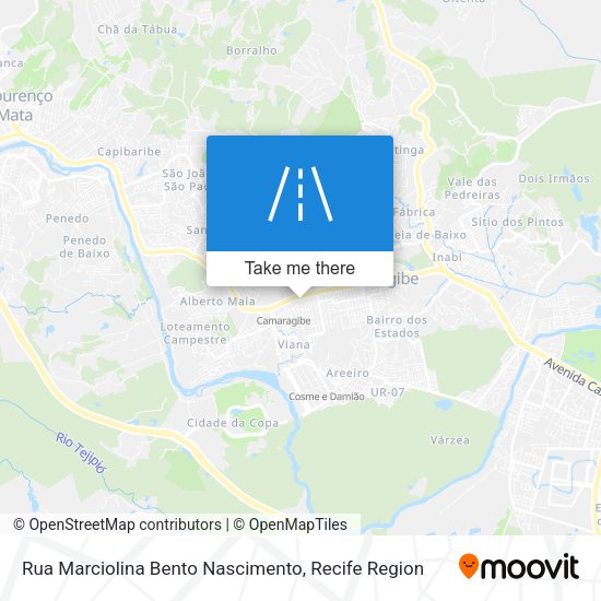 Rua Marciolina Bento Nascimento map