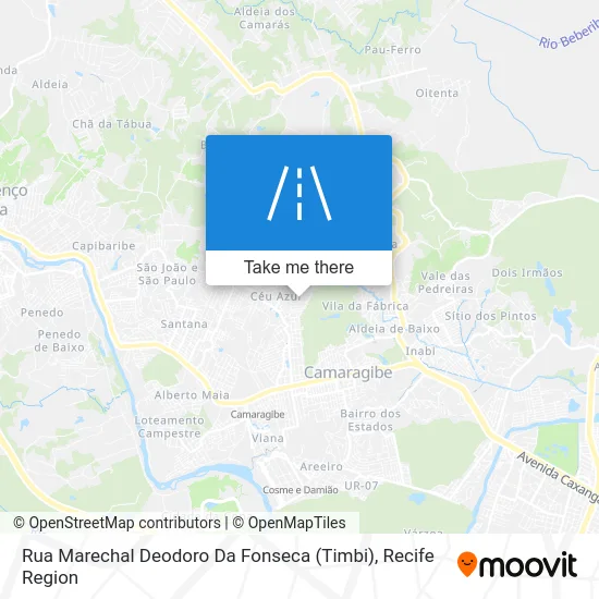 Rua Marechal Deodoro Da Fonseca (Timbi) map