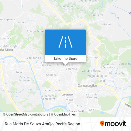 Rua Maria De Souza Araújo map