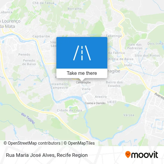 Rua Maria José Alves map