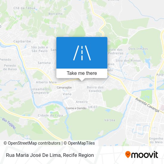 Rua Maria José De Lima map