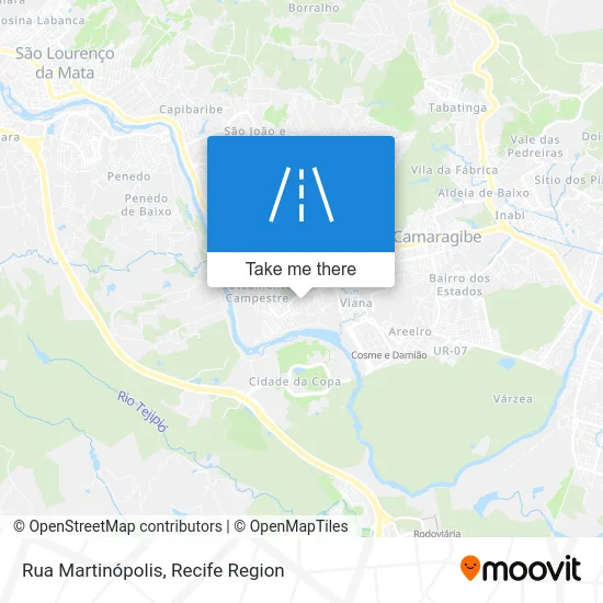 Rua Martinópolis map