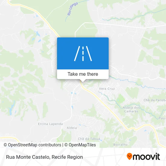 Rua Monte Castelo map