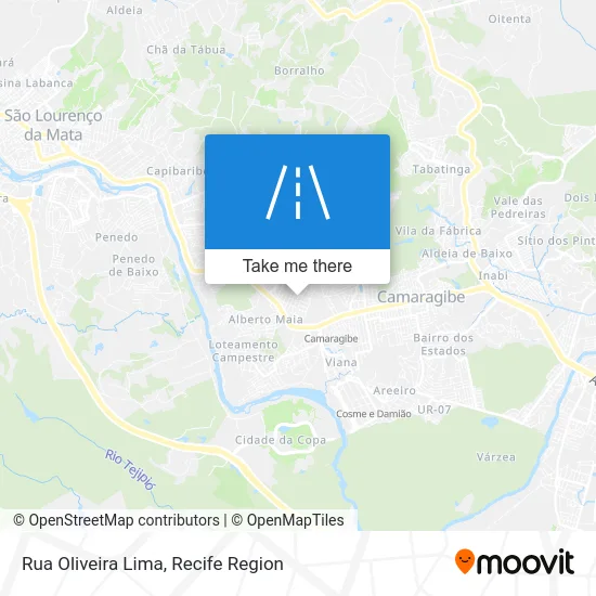 Rua Oliveira Lima map