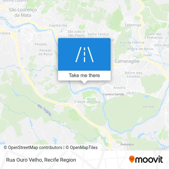 Rua Ouro Velho map