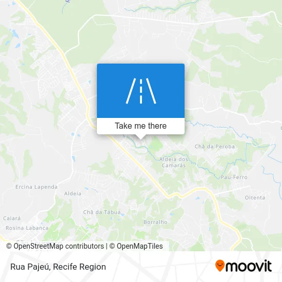 Rua Pajeú map