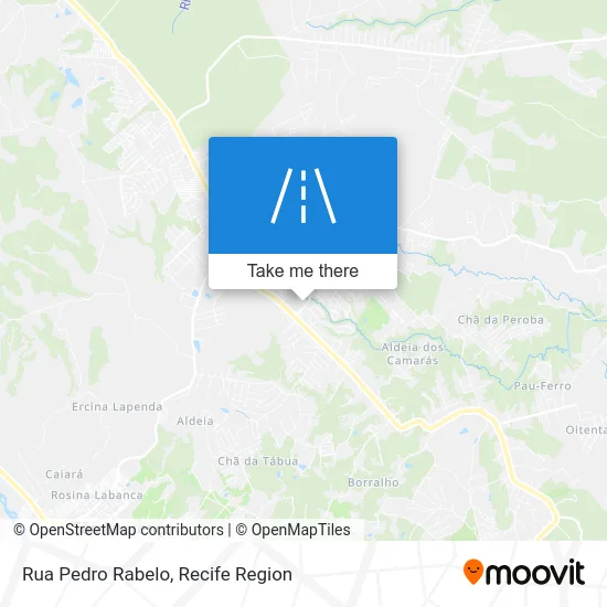 Rua Pedro Rabelo map