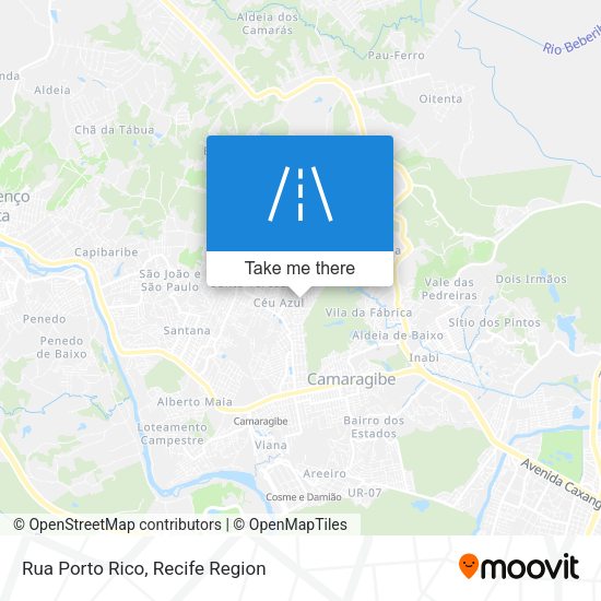 Rua Porto Rico map