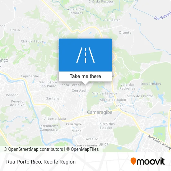 Rua Porto Rico map