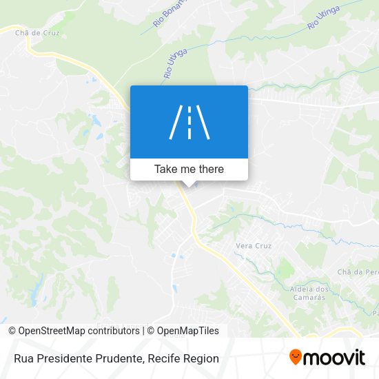Rua Presidente Prudente map