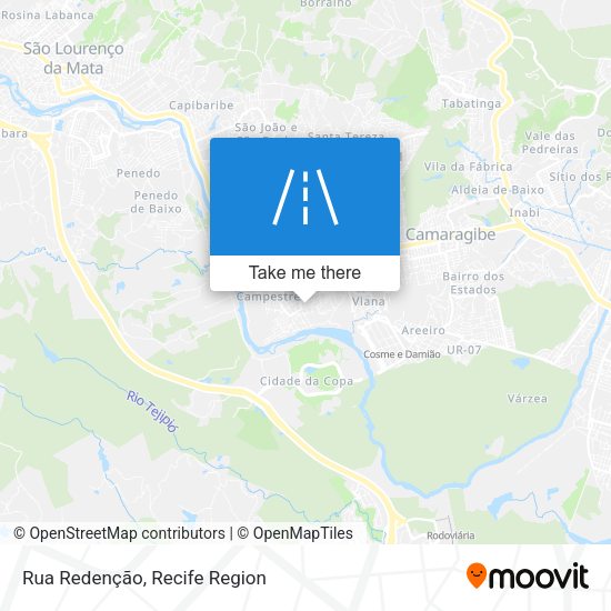 Rua Redenção map