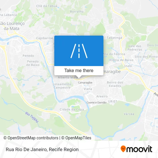 Rua Rio De Janeiro map