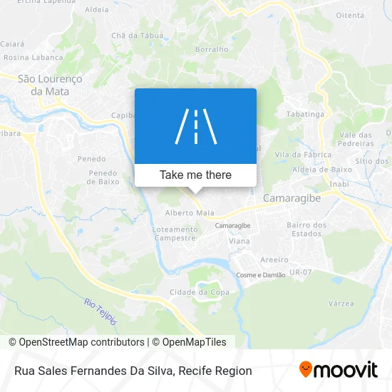 Rua Sales Fernandes Da Silva map