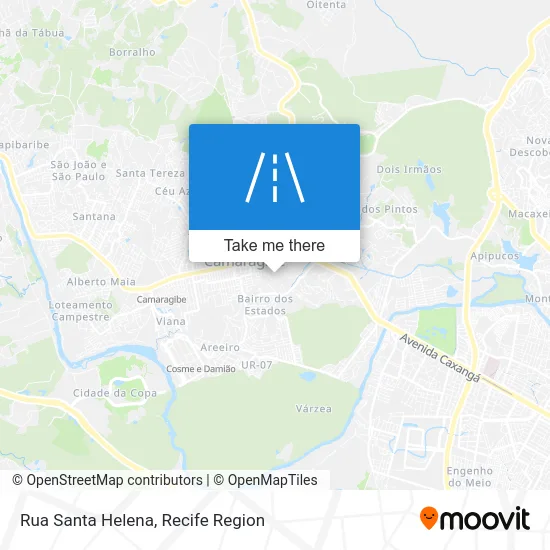 Rua Santa Helena map