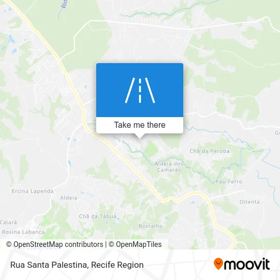 Rua Santa Palestina map