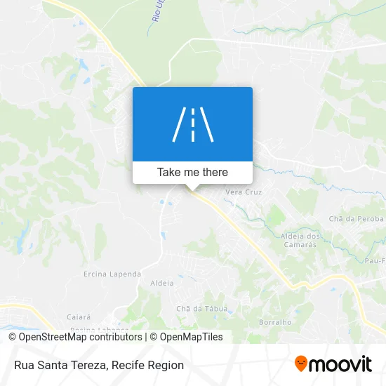 Rua Santa Tereza map