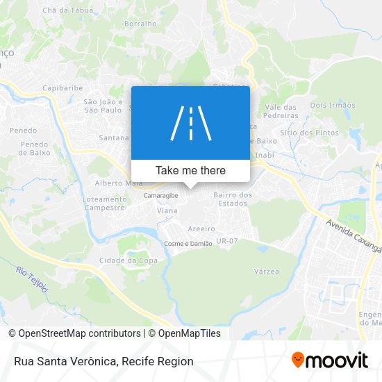 Rua Santa Verônica map