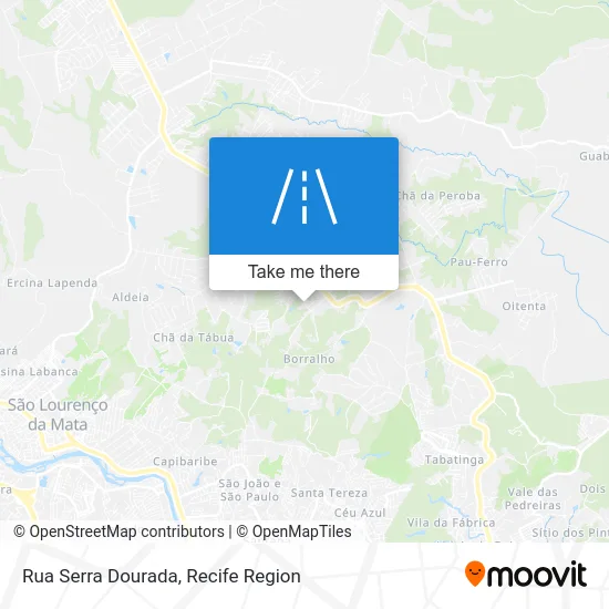 Rua Serra Dourada map