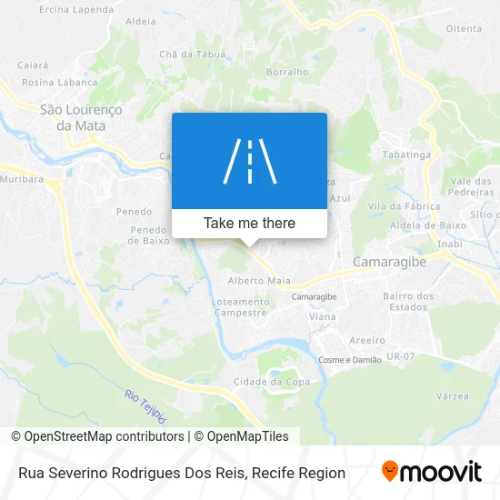 Rua Severino Rodrigues Dos Reis map
