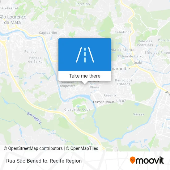 Rua São Benedito map