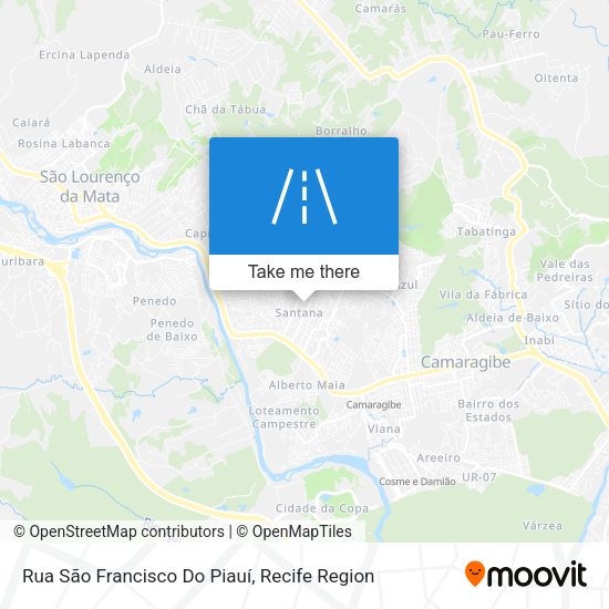 Rua São Francisco Do Piauí map