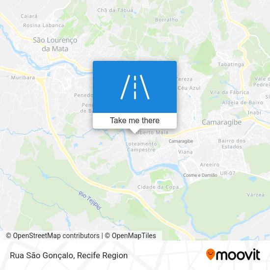Rua São Gonçalo map
