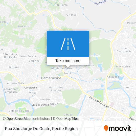 Rua São Jorge Do Oeste map