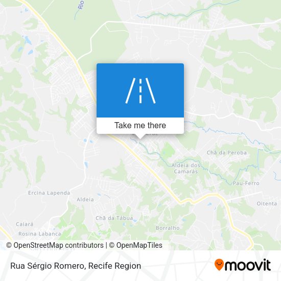 Rua Sérgio Romero map