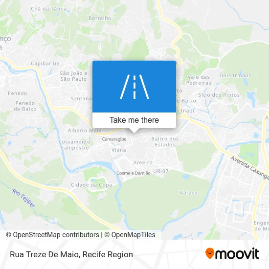 Rua Treze De Maio map