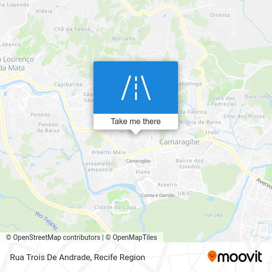 Rua Trois De Andrade map