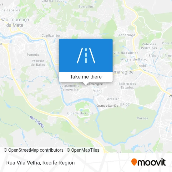 Rua Vila Velha map