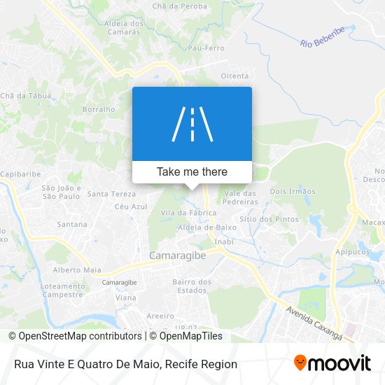 Rua Vinte E Quatro De Maio map