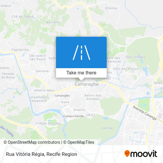 Rua Vitória Régia map