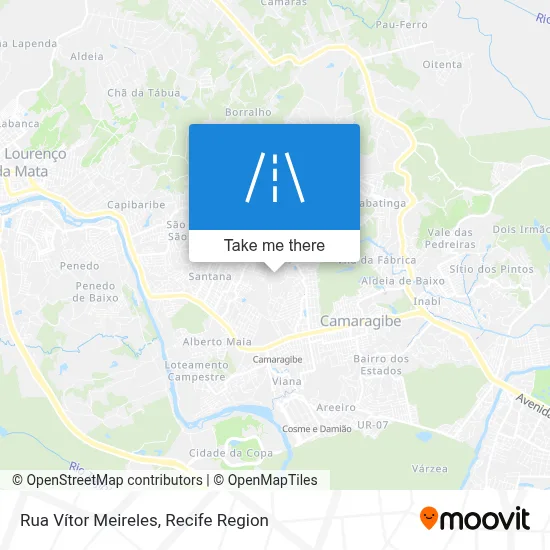Rua Vítor Meireles map