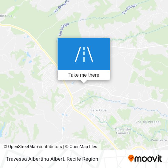 Travessa Albertina Albert map
